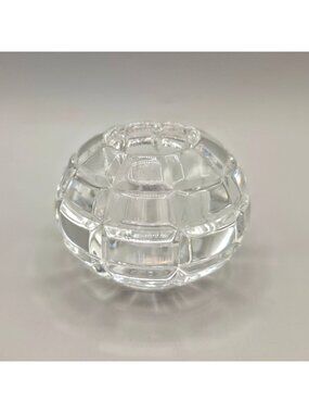 Orrefors Sweden Lexington Crystal Candle Holder Designed by Martti Rytkonen